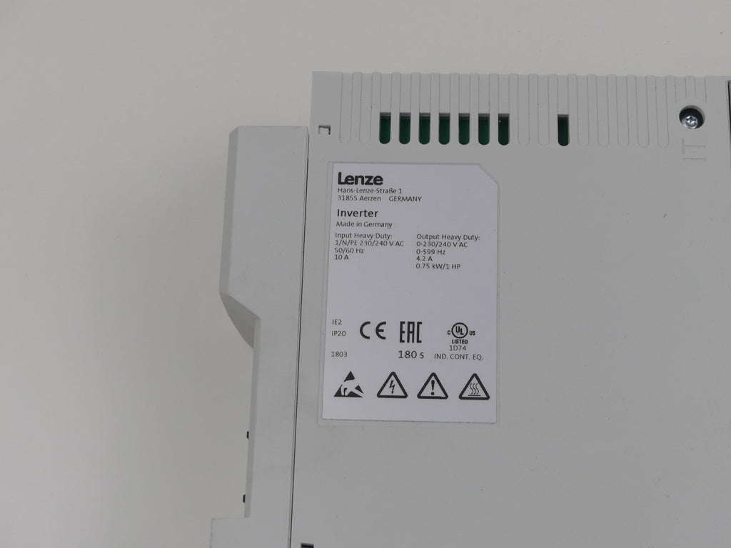 Lenze I550 Inverter EtherCAT I55AE175B10V1000KS