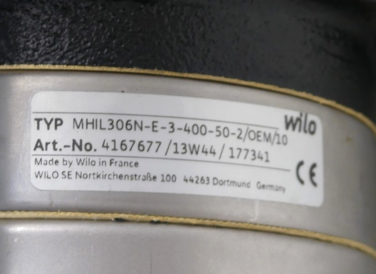 Wilo MHIL306N-E-3-400-50-2/OEM/10