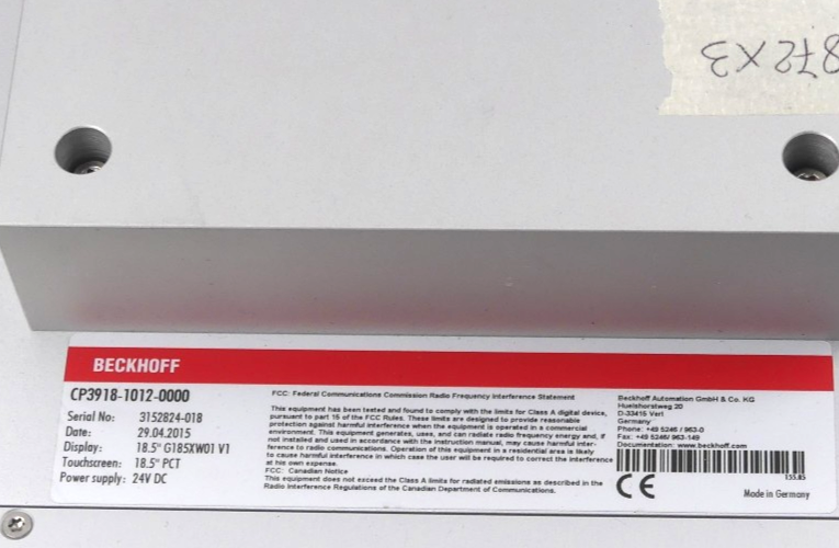 Beckhoff CP3918-1012-0000