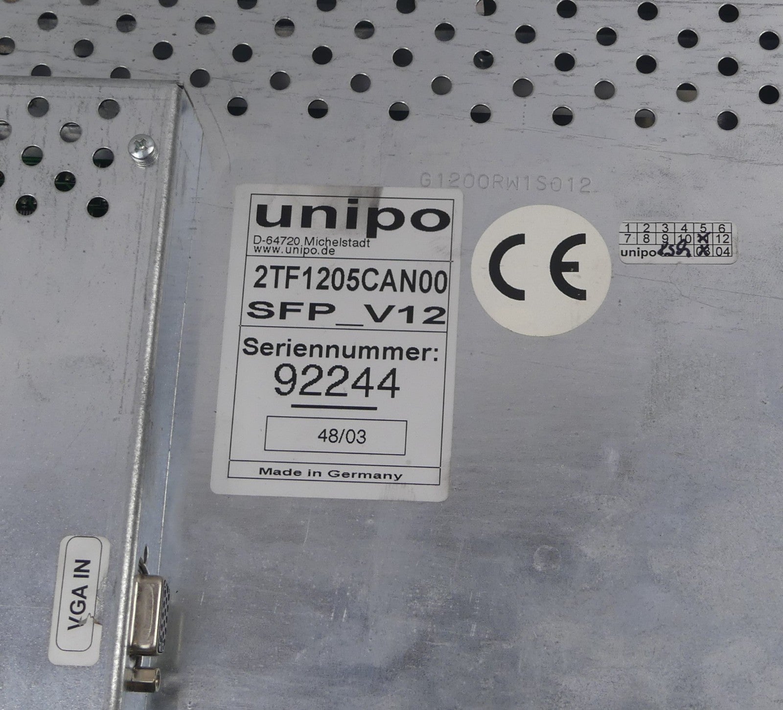 UNIPO 2TF1205CAN00    SFP_V12