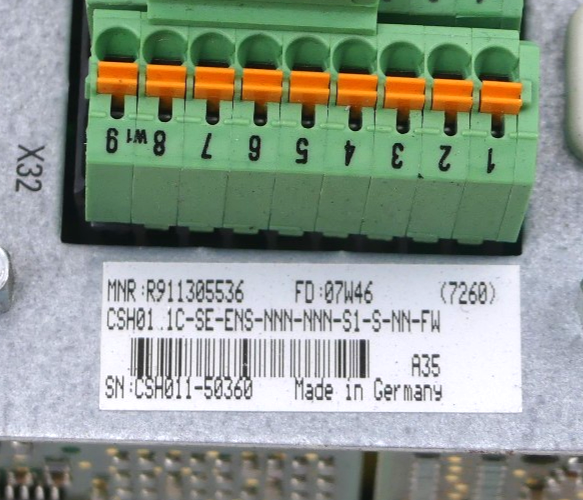 Rexroth CSH01.1C-SE-ENS-NNN-NNN-S1-S-NN-FW