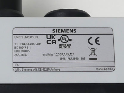 Siemens 3SU1804-0AA00-0AB1