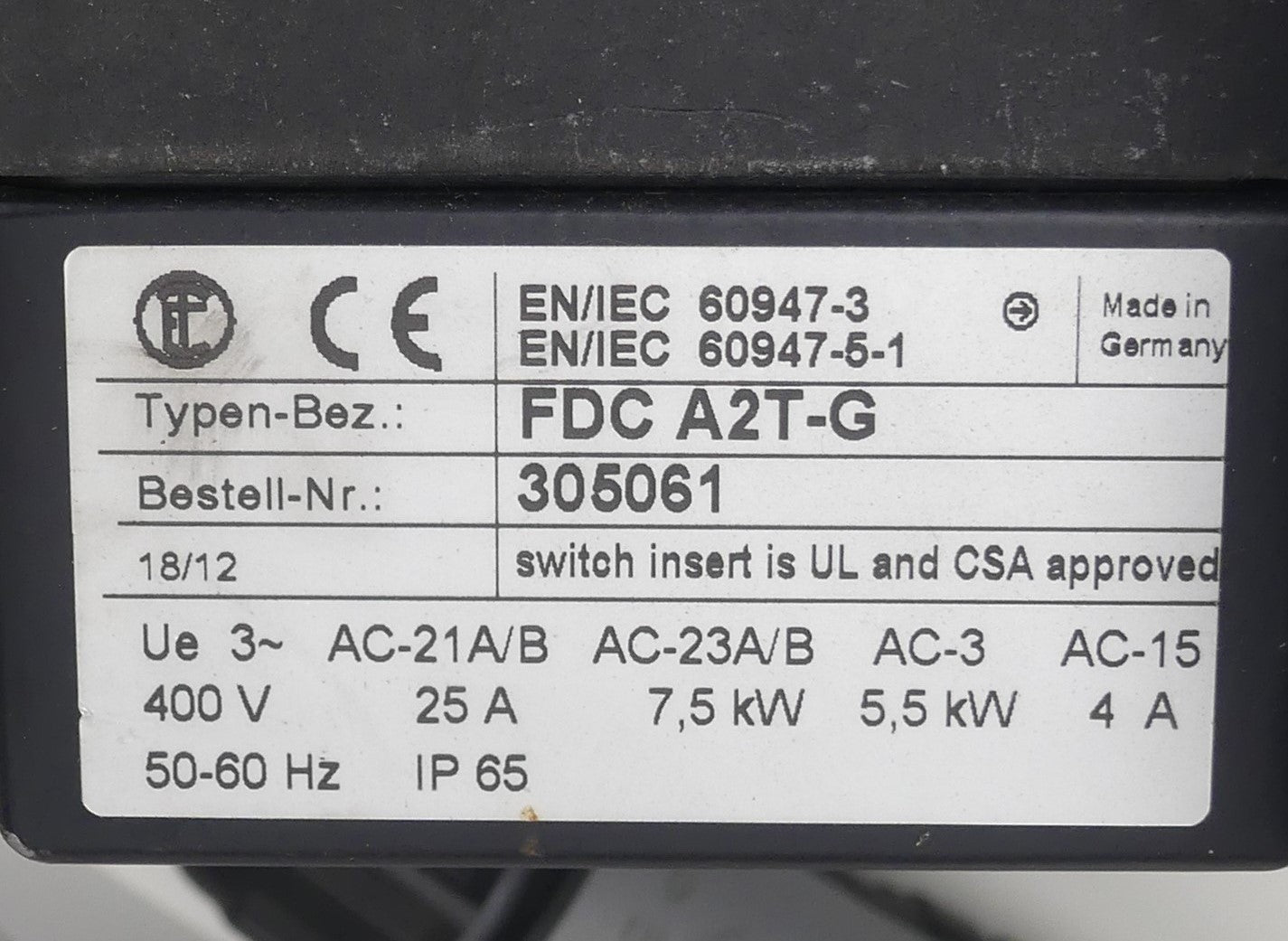INTORQ BFK458-16N + FDC A2T-G Fußschalter