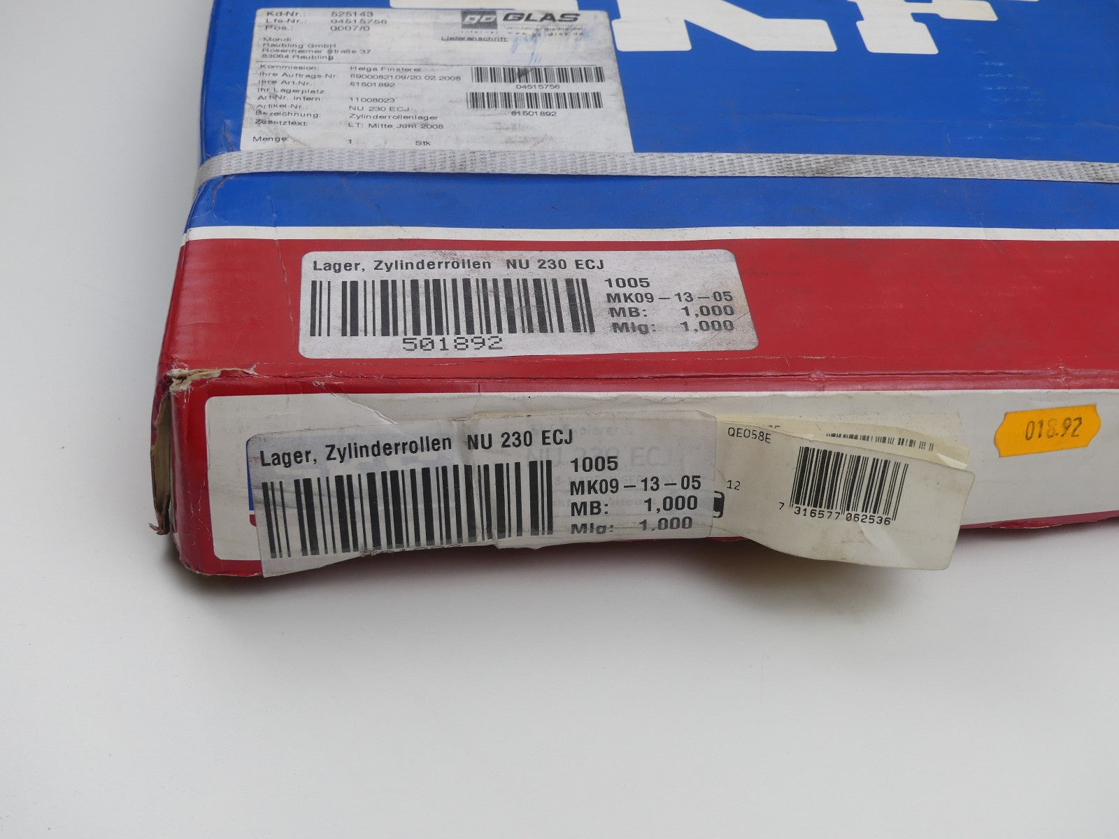 SKF NU 230 ECJ