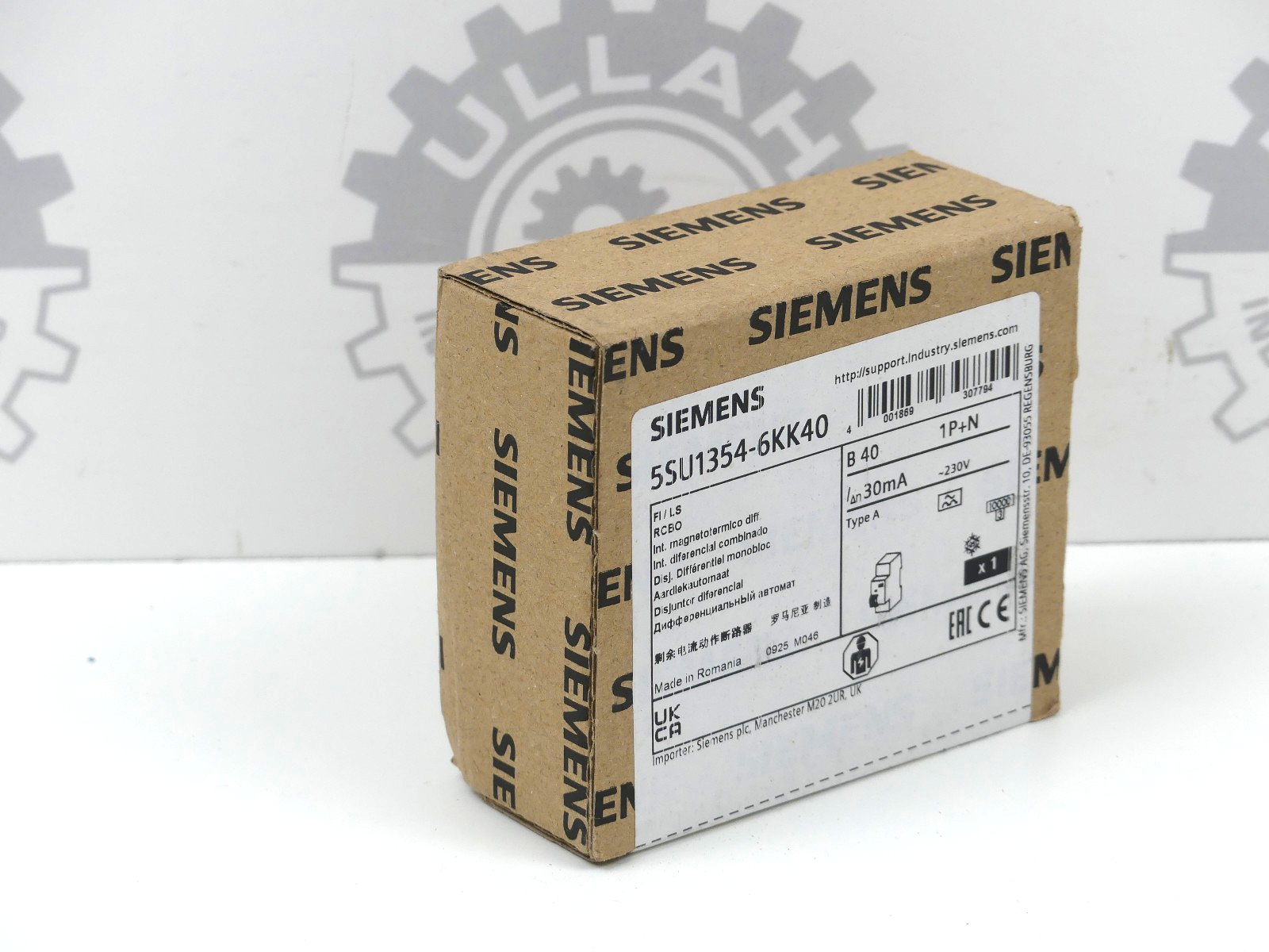 Siemens Dig.Industr. FI/LS-Schalter 5SU1354-6KK40 Leitungsschutz Schutzschalter