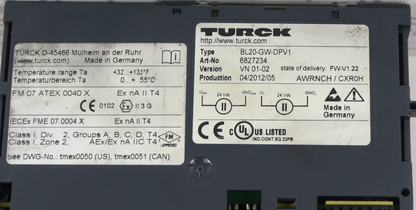 TURCK BL20-GW-DPV1