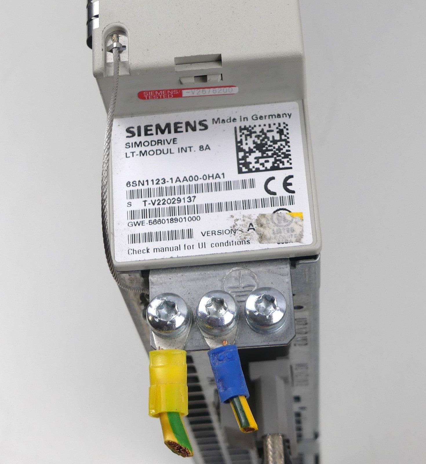 Siemens 6SN1123-1AA00-0HA1 version:A