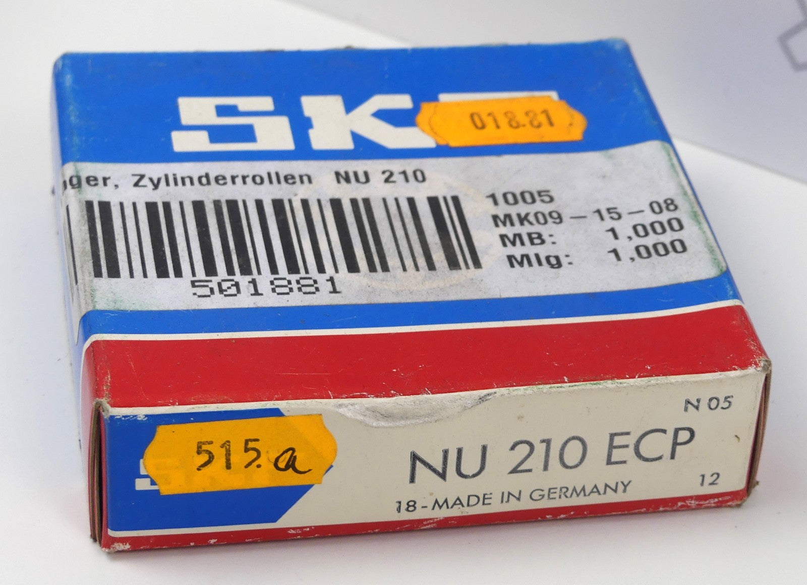 SKF NU210ECP