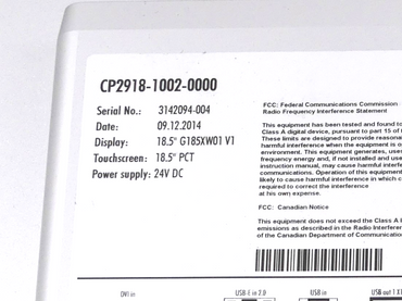 Beckhoff CP2918-1002-0000
