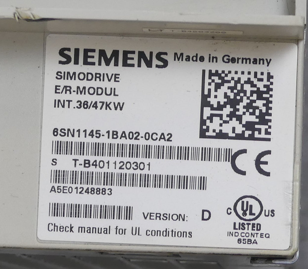 Siemens 6SN1145-1BA02-0CA2   version:D