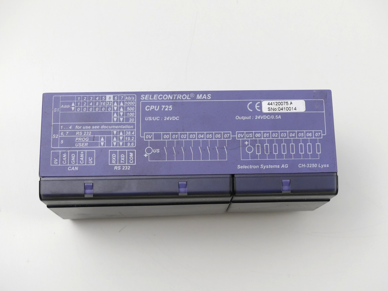 SELECTRON ZENTRALBAUGRUPPE - 4120075 - CPU 725