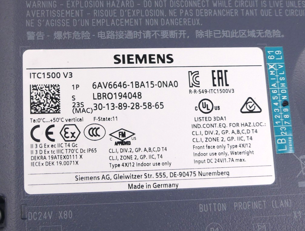 Siemens 6AV6646-1BA15-0NA0