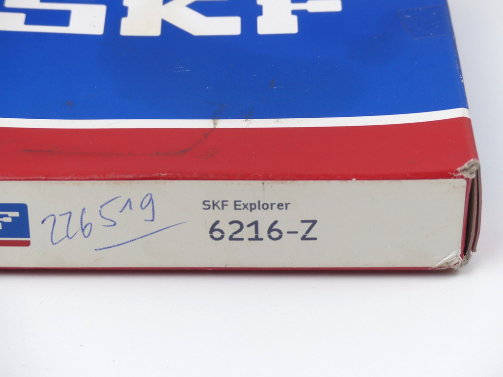 SKF Rillenkugellager 6216 -Z Innen-Ø 80 mm Außen-Ø 140 mm Breite26 mm