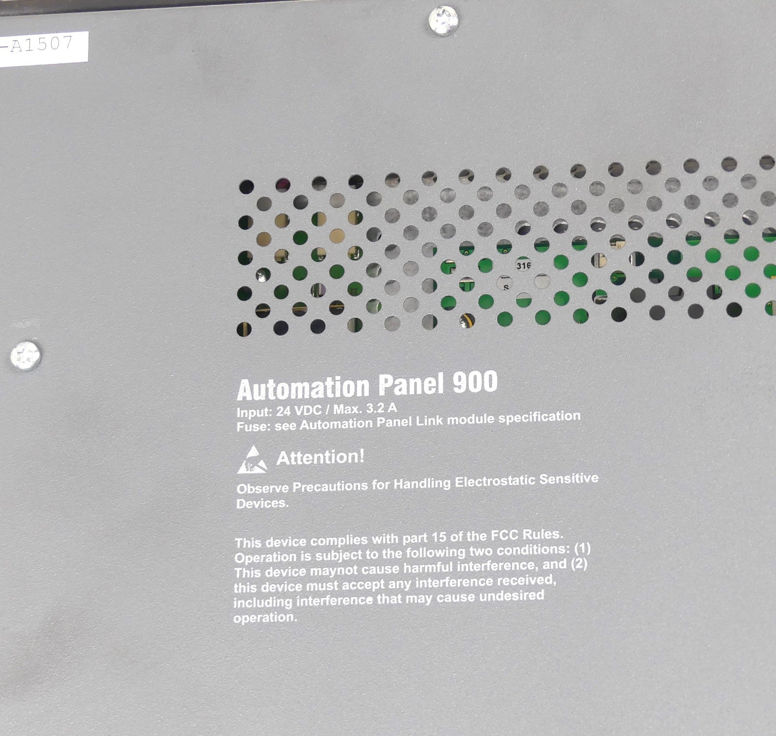 B&R Automation Panel 900 / 24 VDC / Max 3.2 A